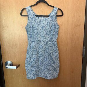 Rare Vintage Guess Jeans Floral Dress 80s USA Women’s S